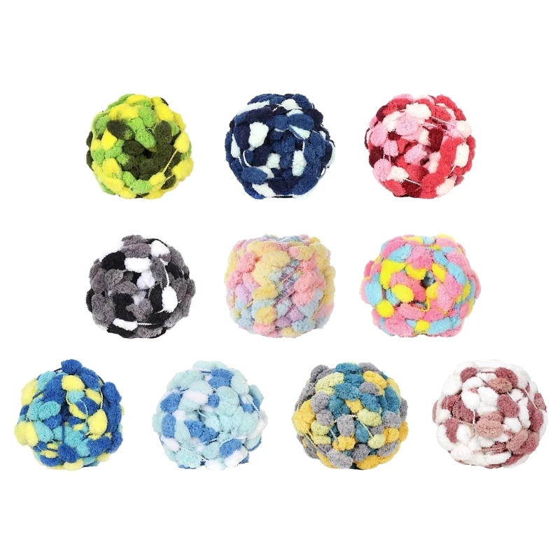 Pom-Poms, Assorted Color Sizes Craft Supplies and Materials for Sewing Projects Dropshipping