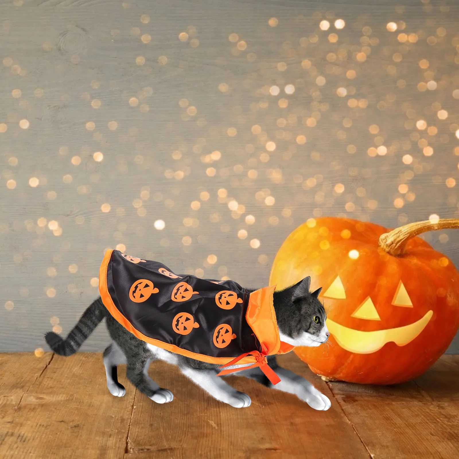 Halloween animal de estimação abóbora manto cosplay decoração cão gato traje festa prop pet manto gato capa cão traje de halloween capa