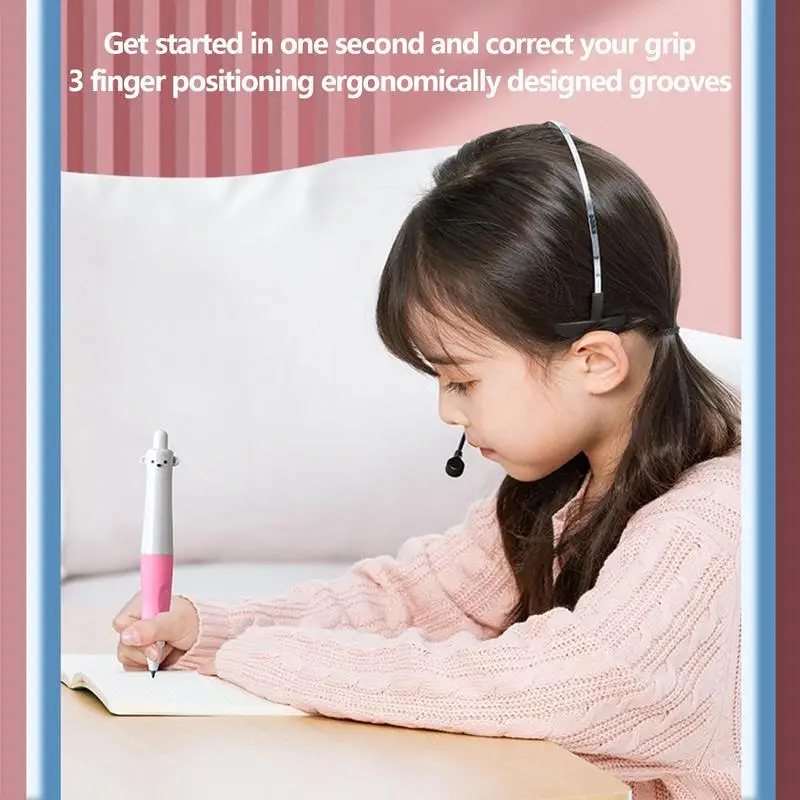 

Pencil Holding Trainer For Kids Cute Bear Pencil Bulk Children's Correction Grip Learning Supplies Toddler Pen For Writing