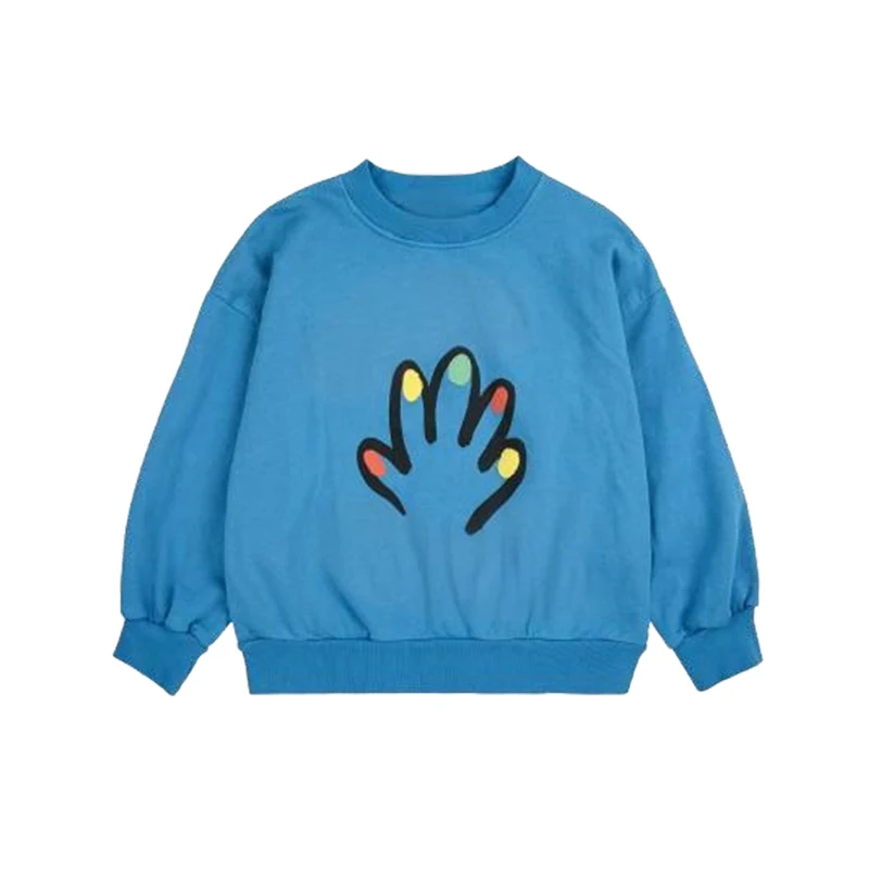 Blue hand