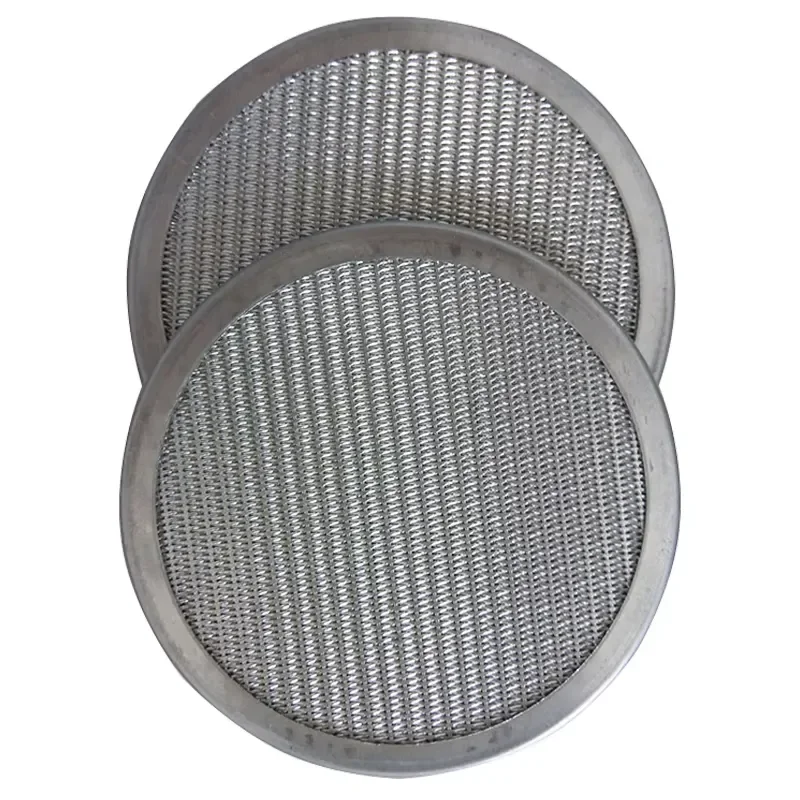 316L Sintered Stainless Steel Coffee Filter Disc Durable Wire Mesh Screen Reusable Brewing Replacement Part for Espresso