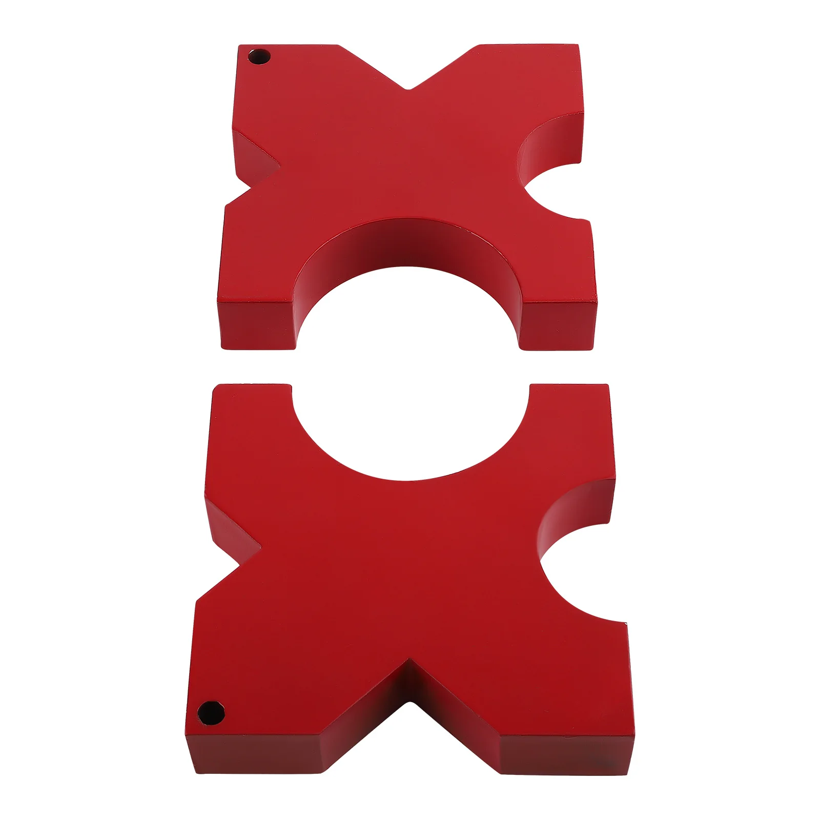 

Workshop Press Bed Plates H Style 4 Notch Metal 5x5x1 inch 20T Press Set 2PC Red