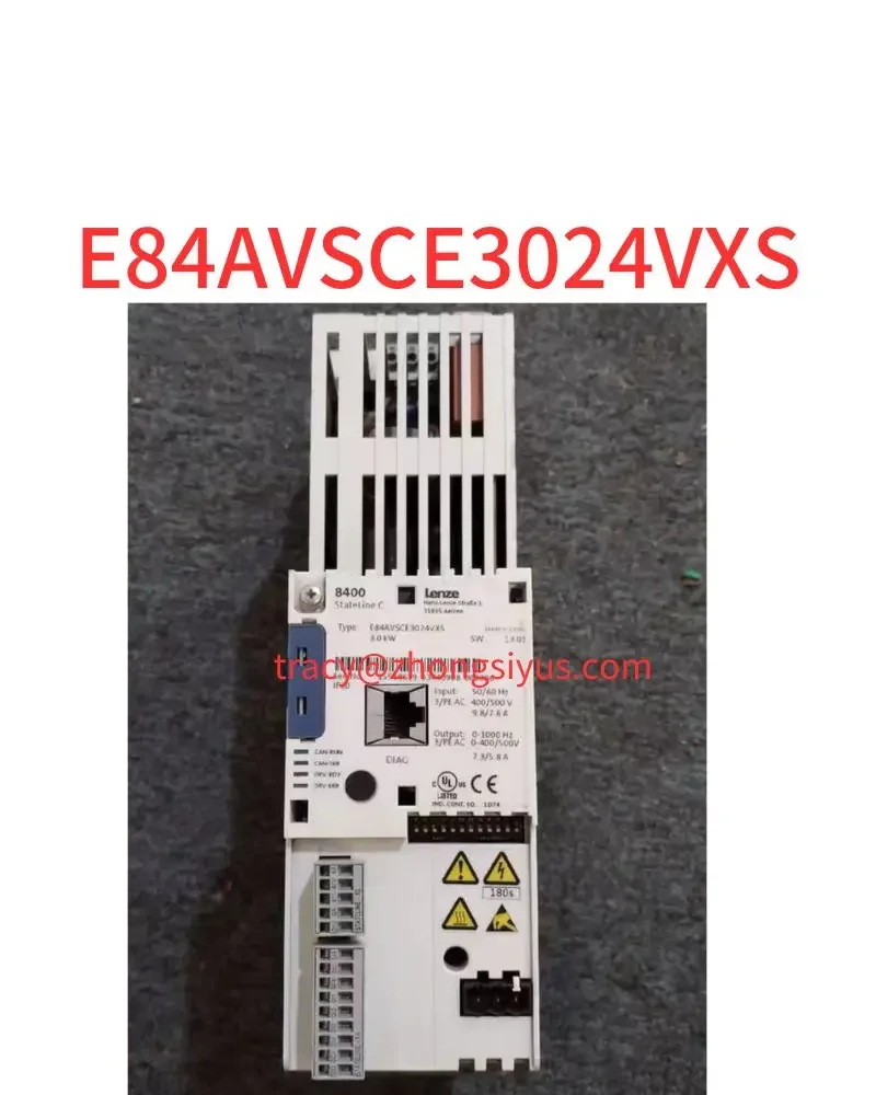 

Used 8400 inverter, E84AVSCE3024VXS, 3KW 380V, function package