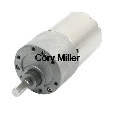 

24 В, 6 мм, вал, 200 об/мин, редуктор постоянного тока с высоким крутящим моментом, мотор-редуктор