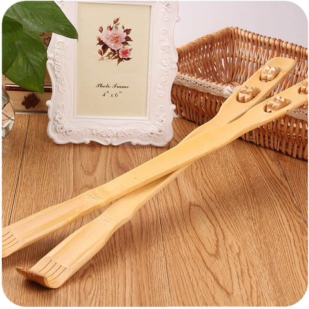 

1PCS Wooden Back Scratcher Wood Back Scraper Scratching Massager Backscratcher Body Massage Bamboo Hackle Itch Health Products