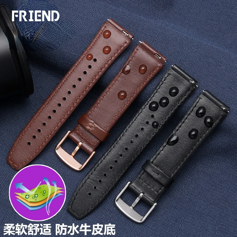 for Huawei B5 Bracelet Watch Strap Smart Sports Version Wrist Strap Steel Belt Men\'s Business Version Genuine Leather Watch Band