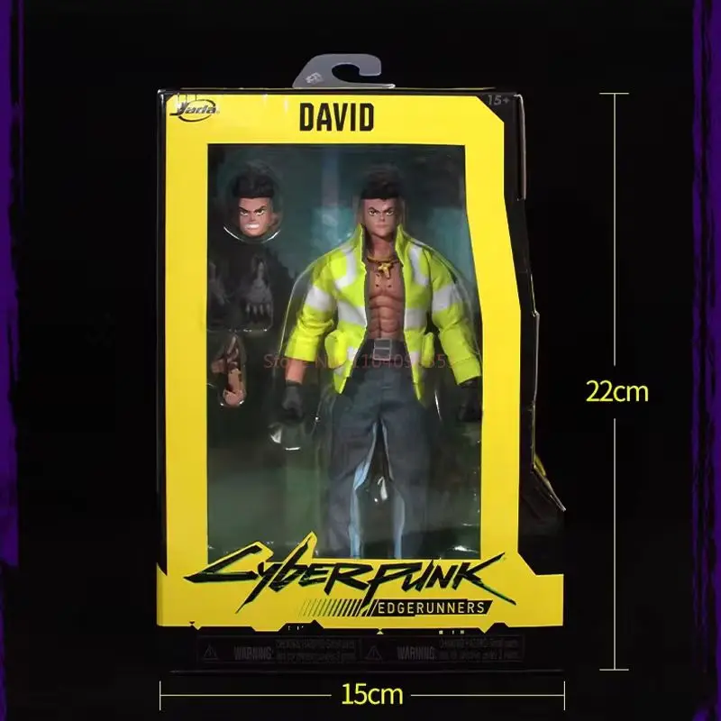 Caliente en Stock Jada Cyberpunk:Edgerunners David Martinez Lucyna Kushinada figura de Anime David Lucy figura de acción muñeca juguetes regalo para niños