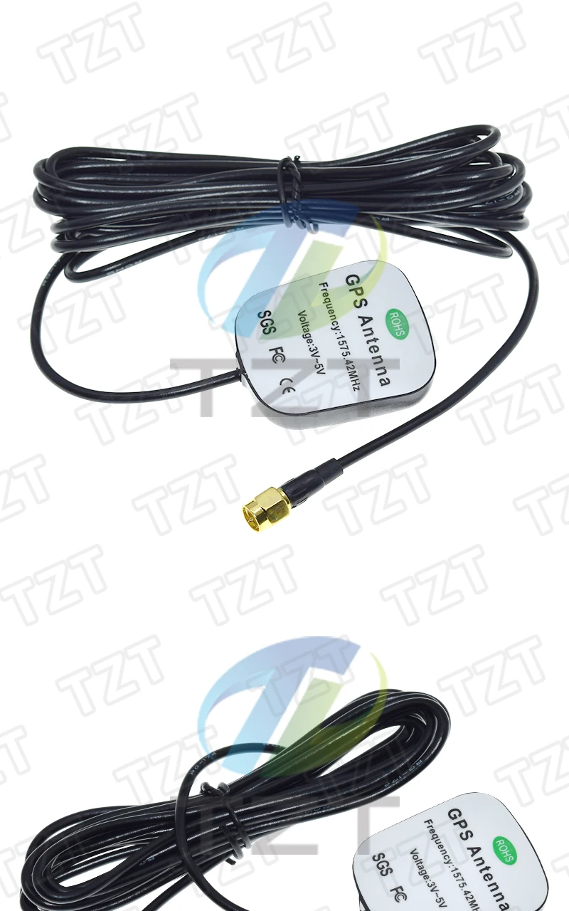 1/3 Stück 3 Meter Auto-GPS-Antenne MCX-Steckerkabel Magnetischer GPS-Empfänger Auto-Antennenadapter für Autonavigation – Detail 3