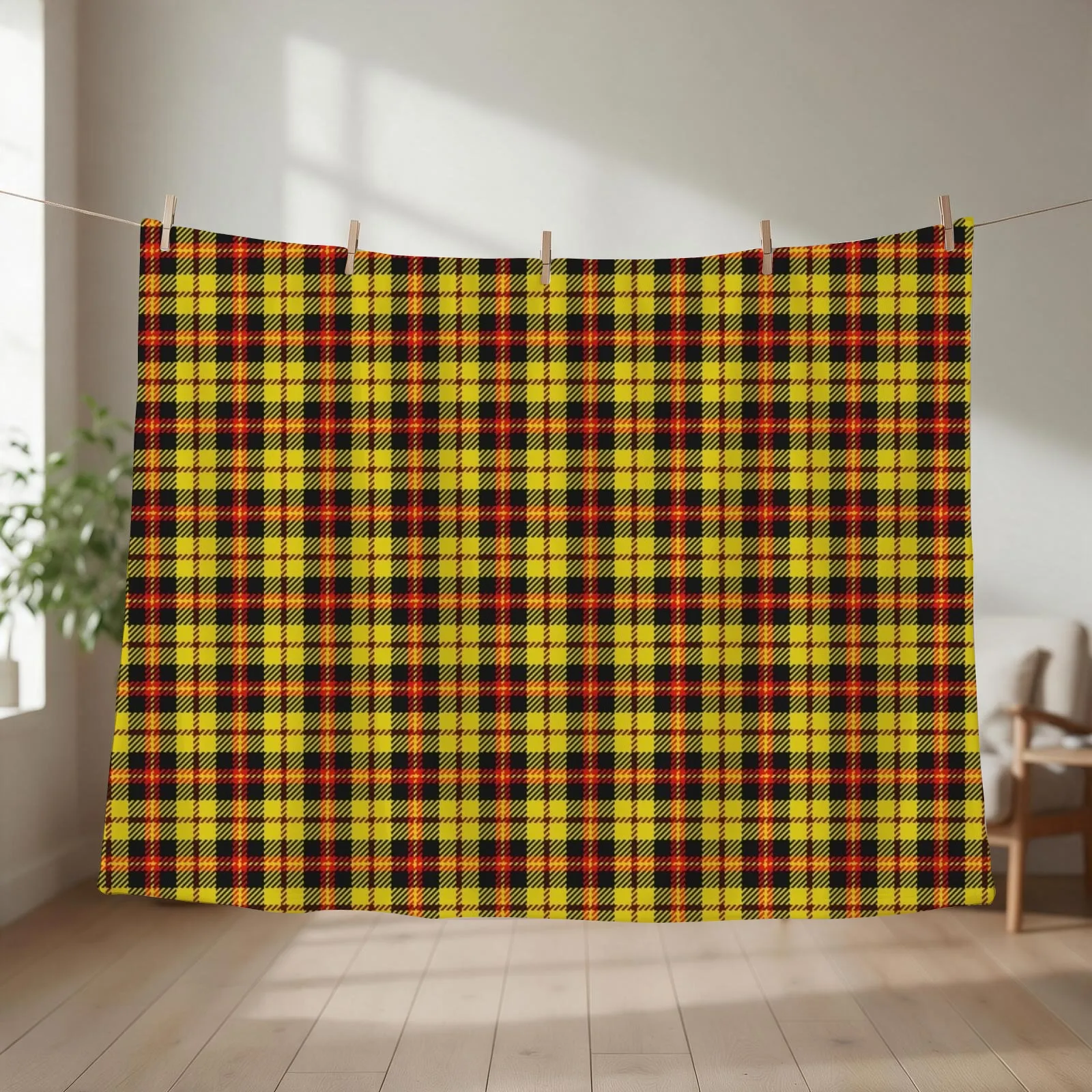 Trader Plaid - Morgan Throw Blanket Bed Fashionable Bed linens Luxury Brand Beach Blankets