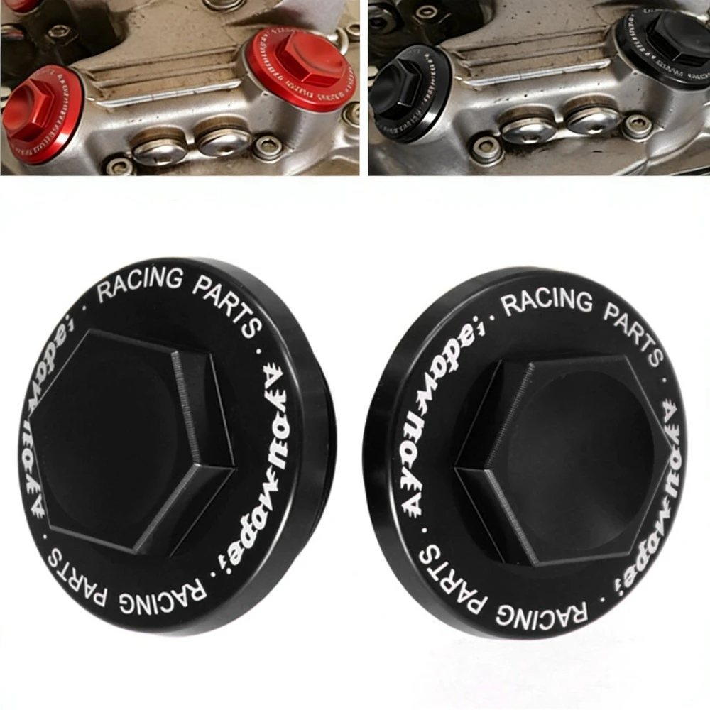 XR400 XR250 Engine Oil Valve Cap Tappet Adjuster Hole Cover For Honda XR400R XR250R XR250L XR200R CRF230L CRF230M 1984-2009