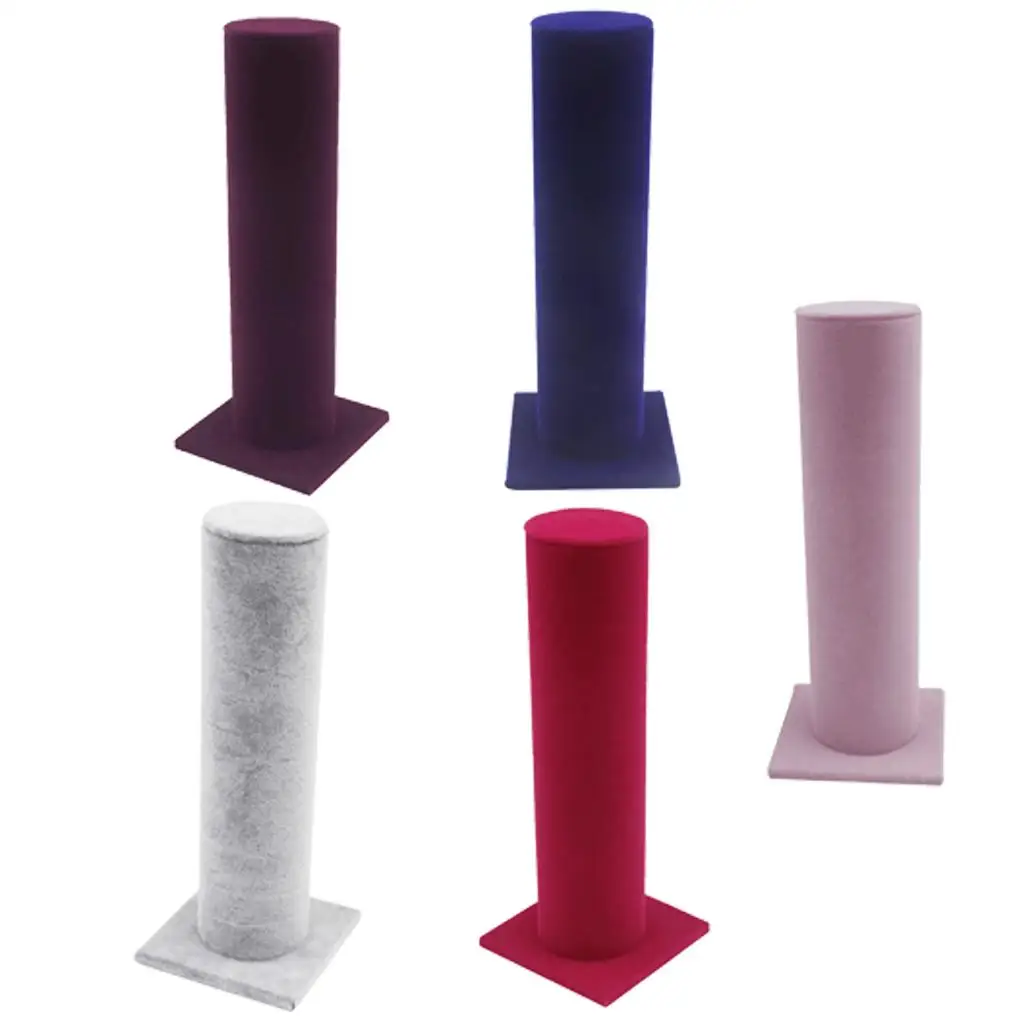 

Бархатная Подставка для ювелирных изделий, браслетов и часов, стойка-органайзер для шкафа, башня, держатель для волос