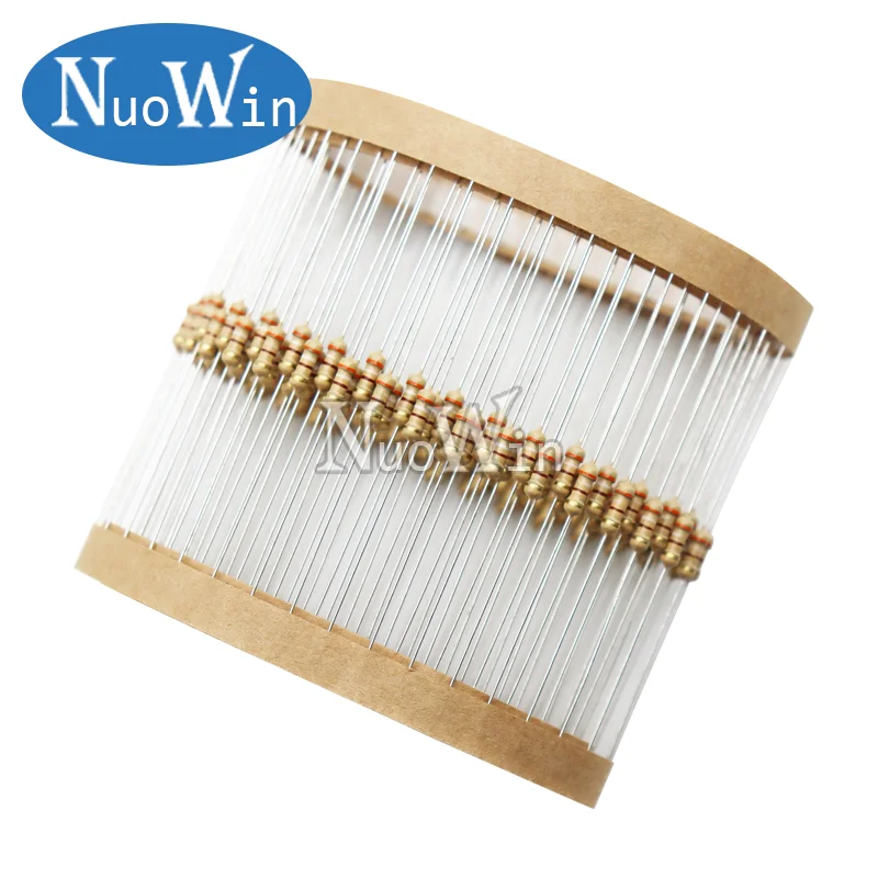 100pcs/lot 1/4W Carbon Film Resistor 5% 1R-10M 0R 10R 22R 47R 100R 220R 470R 1K 3.3K 10K 47K 100K 220K 47 100 150 ohm 0.25W