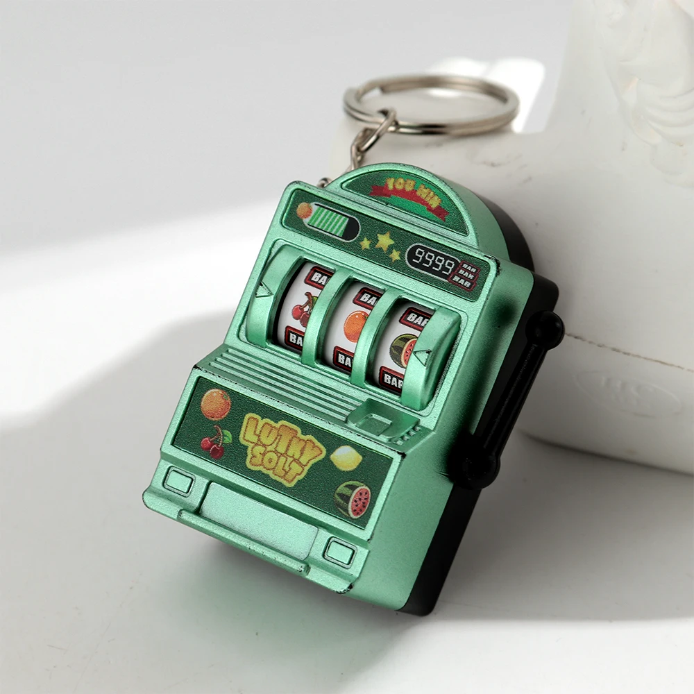 Mini-Spielautomat-Schlüsselanhänger: Personalisierter Glücksbringer für Auto und Schlüssel – Kreatives Geschenk-Accessoire – Detail 2