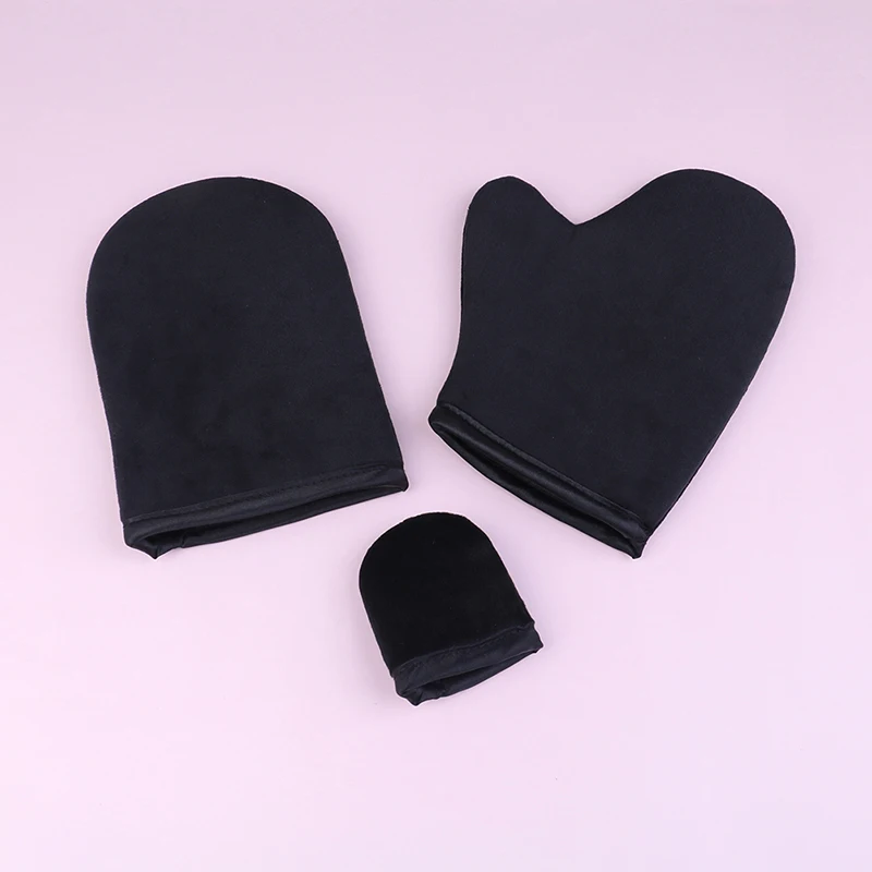 Self Tanning Mitt Glove Reusable Body Face Bath Cleaning Tools Back Tan Applicator Exfoliating Tan Removal Mitt