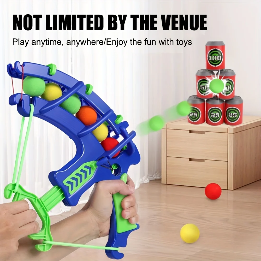 1 Set Soft Bullet Target Practice Toy for Boys Party Games Educational Shooting Practice Toys Christmas New Year Gifts for Kids