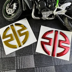 3D -Motorrad -Logo -Aufkleber für Kawasaki, Decalques Careage, Emblem, Logos Tank, Ninja H2R, Z125, Z250, Z300, Z400, Z650, Z800, Z1000, 4 Pack 8 Haupt Vinylverkauf Z650 - №4