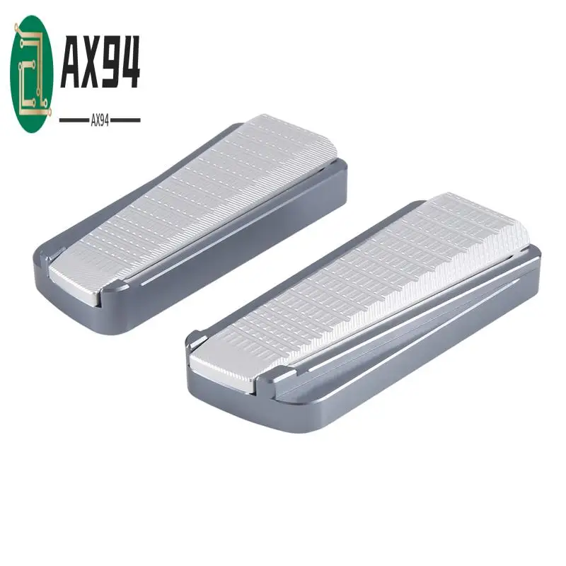 

AX94-Motorcycle Front Foot Pegs Widen Footrest Pad Foot Rests Pedal For VOGE DS525X DS 525 X 525DSX 525 DSX