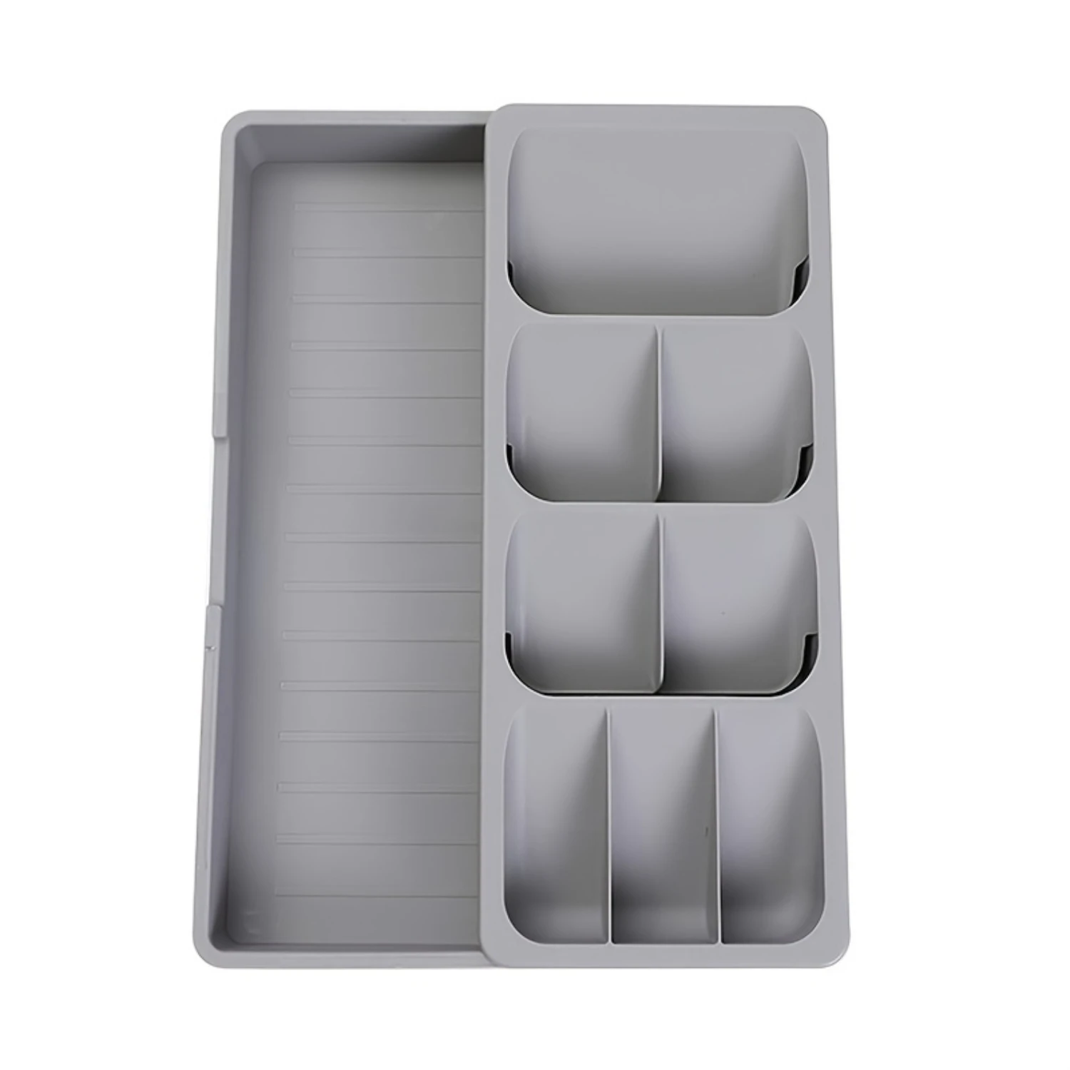 1pc Expandable Silverware Organizer Tray for Kitchen Drawer - Holds Flatware, Spoons, and Forks - Keep Your Cutlery Neat and Tid