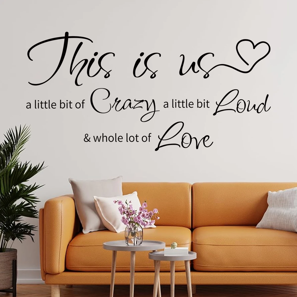 “This Is Us” Text Wall Sticker for Bedroom & Living Room 3
