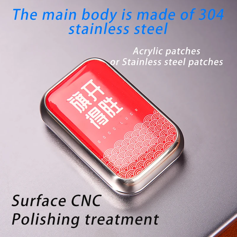 Dragon Plate EDC fidget toy Magnetic Infinite-Position Mechanical Card Pusher - Metal Fidget Spinner for Adult Stress Relief