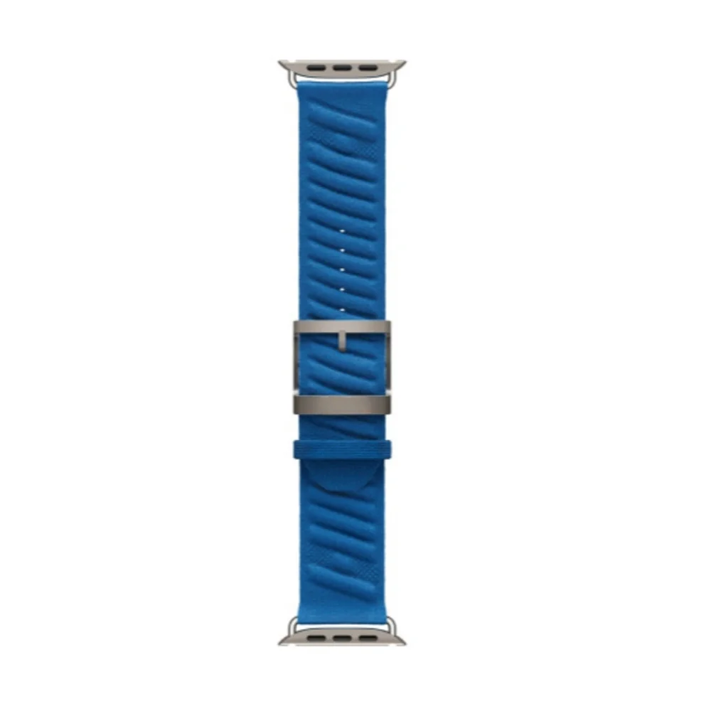 لساعة أبل الترا 2 10 9 8 7 6 حزام 46 مللي متر 44 مللي متر 45 مللي متر 49 مللي متر En Mer Band Bleu Nuit لسلسلة ساعات أبل 10 46 مللي متر سوار رياضي