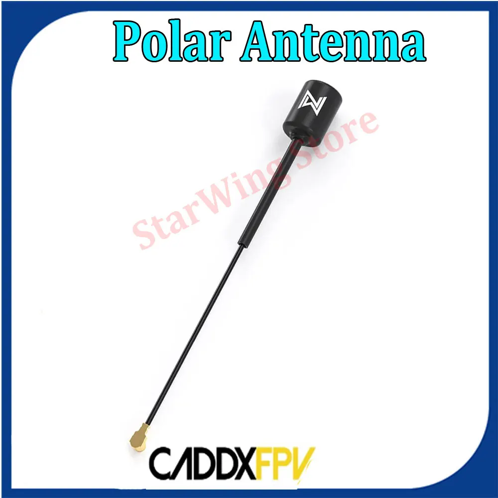 

Caddx Polar Vista VTX 5.8G 105MM IPEX Digital High-Definition Image Transmission Dedicated Unit Antenna For Rc Racing Drone