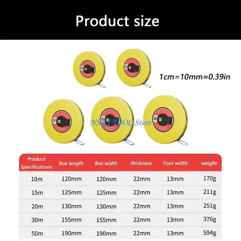 L8RC Tape Measure Shockproof ABS Housing for Longevity Construction Ruler Tape