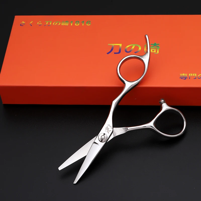 Professional Hair Scissors 4.5 Inch Barber Scissors Japanese Handmade 440C Steel Super Sharp and Wear-Resistant Blade