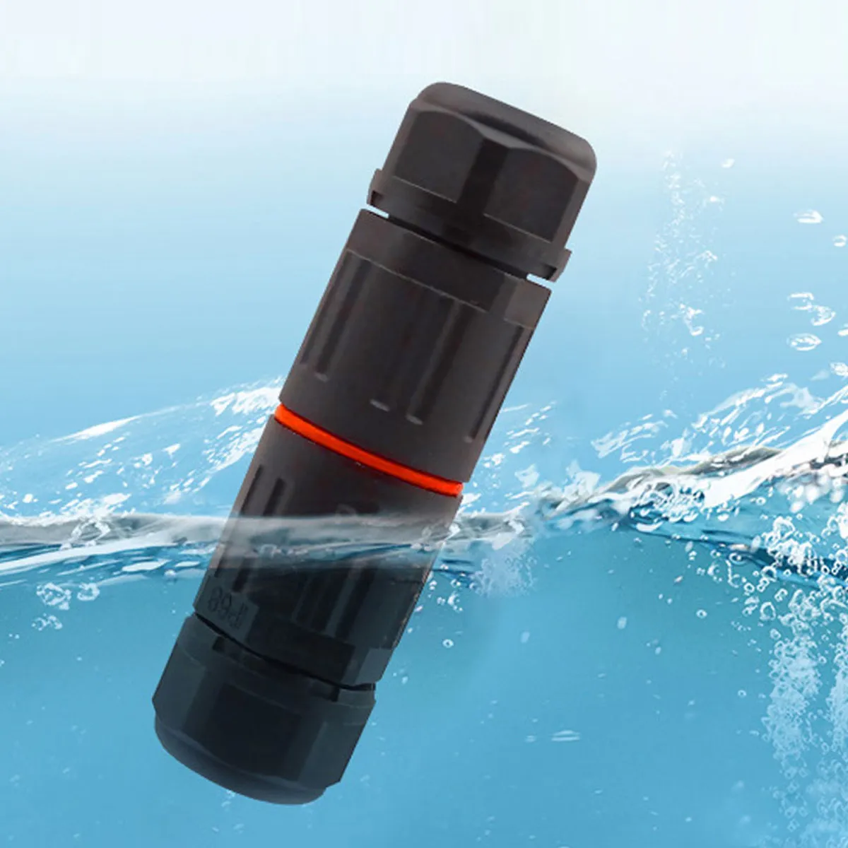 10Pcs Waterproof Wire Connector Mini Screw Thread Design Abrasion Resistant Moisture Proof Cable Splice for Outdoor Lighting DIY