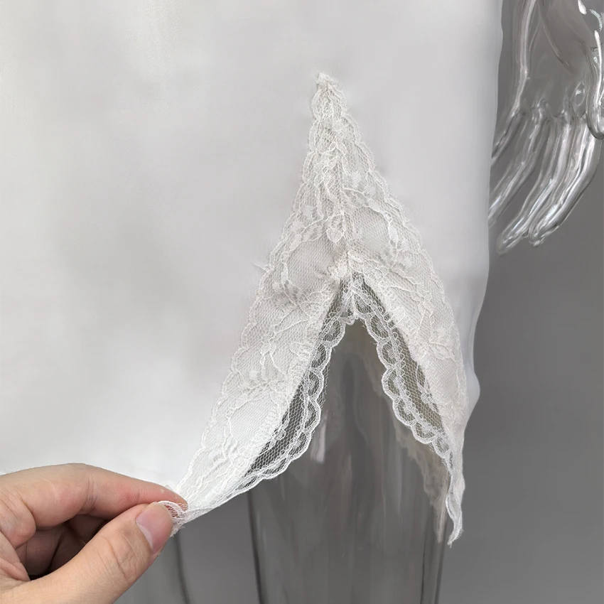 Linad Elegant Satin Embroidery Pencil Skirts Summer Sexy High Waist Split Mini Skirts For Women Fashion Slim Skirt Female 2025 126 S2fe9004fed3b4a278abb579232578592P