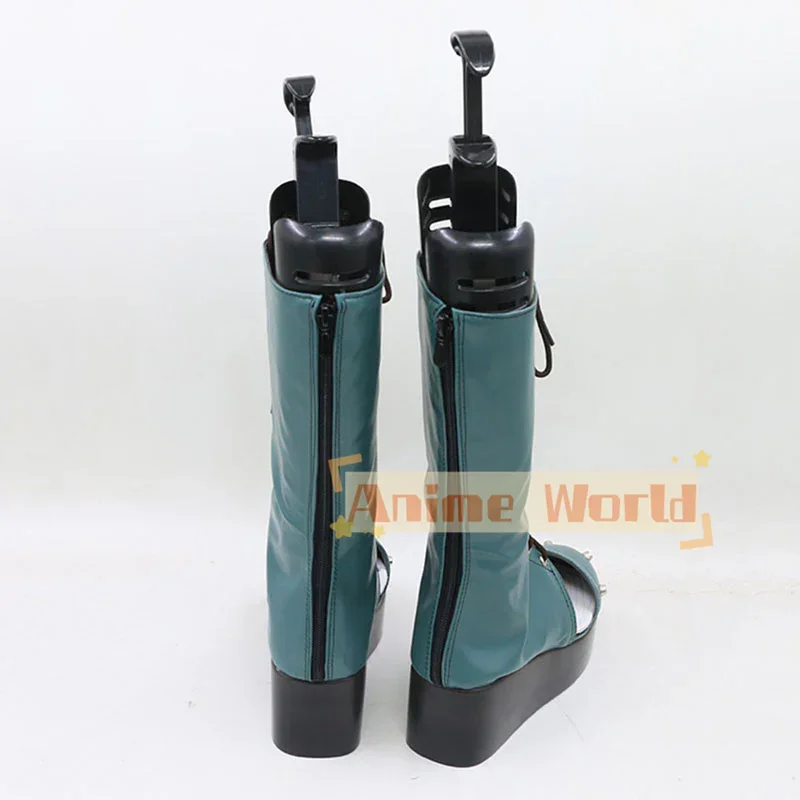 A.B.A ABA Schuhe Cosplay Stiefel Halloween Karneval Stiefel Cosplay Prop Anime PU Leder Schuhe Nach Maß