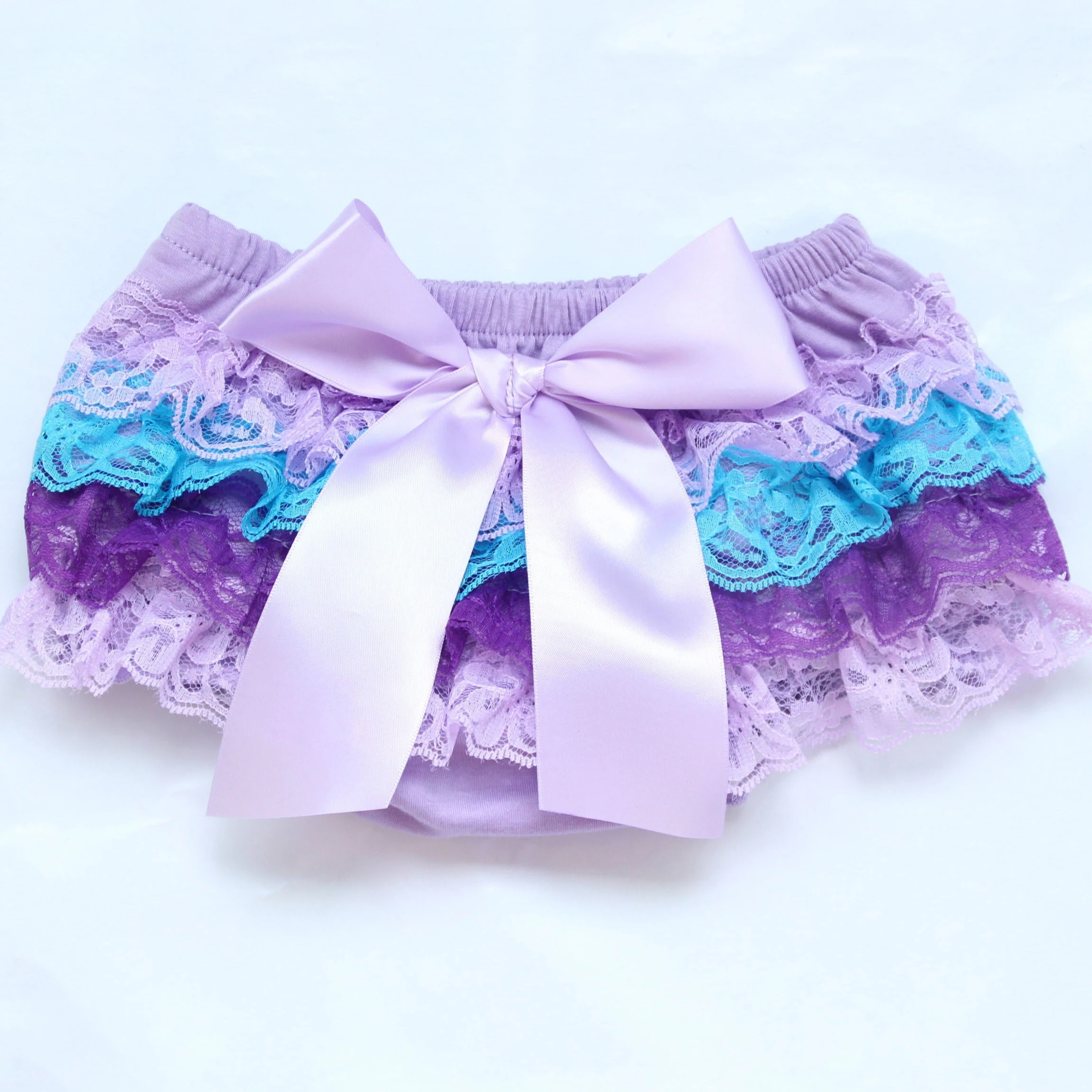 Toddler Ruffle Panties Girl\'s Underwear Babys Briefs Cotton Fabric Lace Butterfly Diaper Cover Ruffle Baby Knickers 5 Pieces