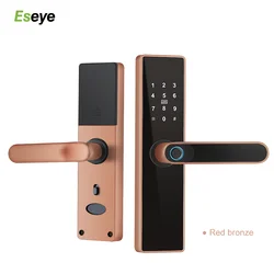 Groothandel Hoge Kwaliteit Hot Selling Smart Rfid Kaart Home Deur Lock Elektrische Smart Lock Turkije Vingerafdruk Lock