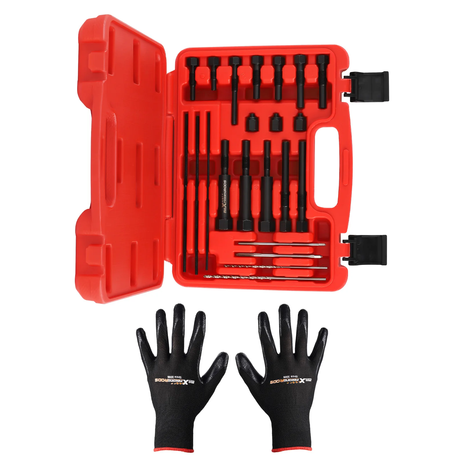 

Glow Plug Removal Tool Electrodes Heater Element Extractor Kit for M8 M10 Thread@zhRltn