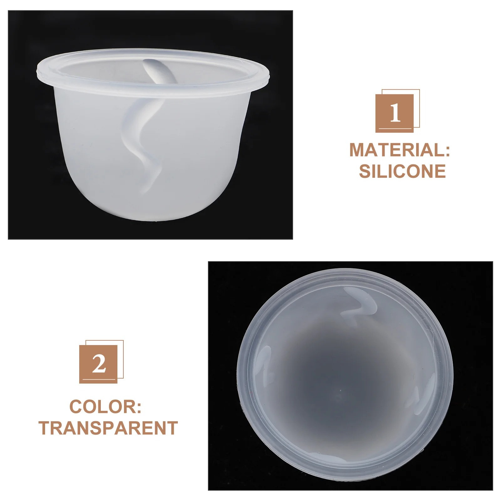 

5pcs Electric Breast Pump Silicone Bowl Food-Grade Safe Durable Washable Portable Replacement Accessory For Baby Breastfeeding