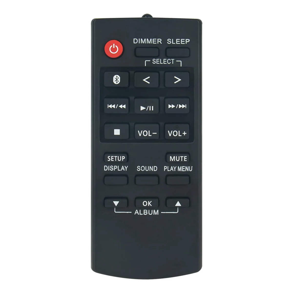 Y22A N2QAYB001215 Remote Control Replace for Panasonic Speaker Audio System SA-AKX320GS-K SA-AKX520E-K SC-TMAX10E-K SC-UA30