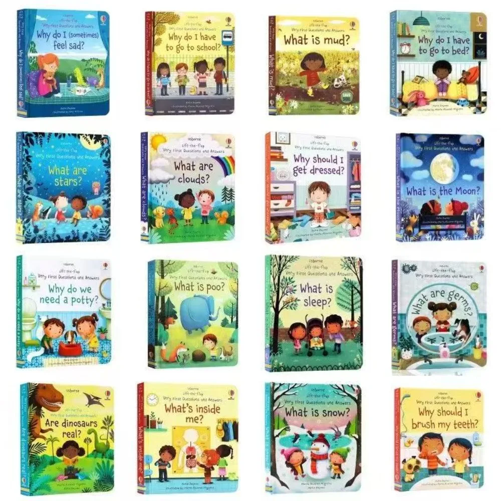 

Kids Scientific Knowledge Learning Picture Books Usborne English Daily Knowledge Reading Book Early Educational Montessori