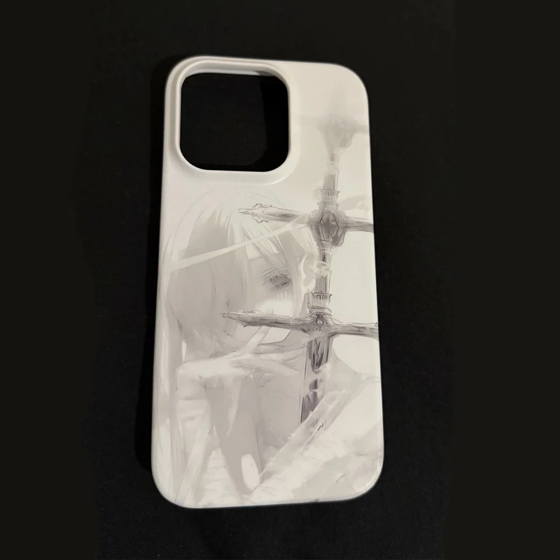 Beautiful Anime Girl Sword Cool Jelly Phone Case For iPhone 17 Air 16 Pro Max 15 14 Plus 13 12 11 Shockproof Silicone Back Cover view 4