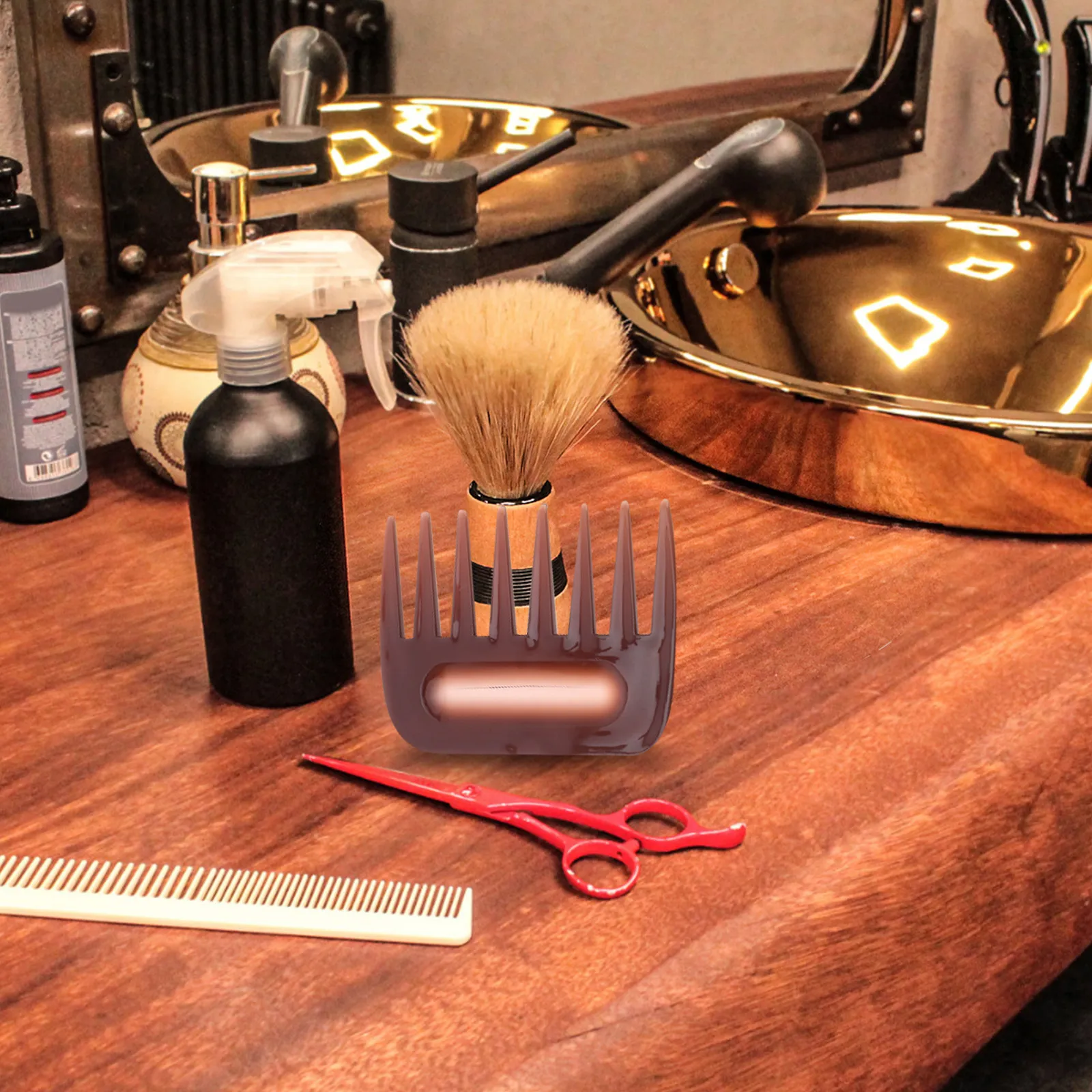 4Pcs Men Barber Comb Wide Tooth Hair Styler Texture Comb Precision Shaping Slicked Back Detangling Hairdresser Haircutting Salon