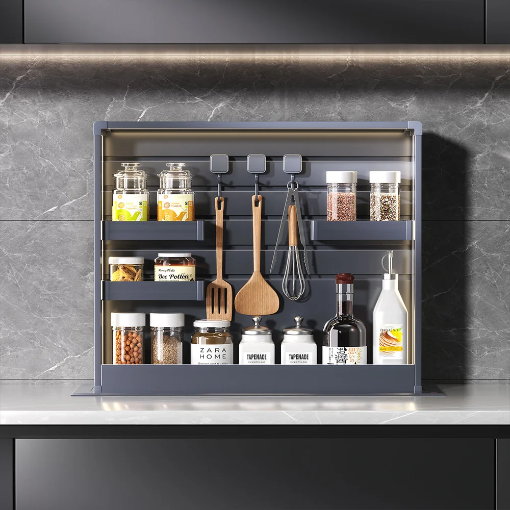 Intelligent Height Adjustable Storage Solution Electric Motorized Aluminum Alloy Hardware