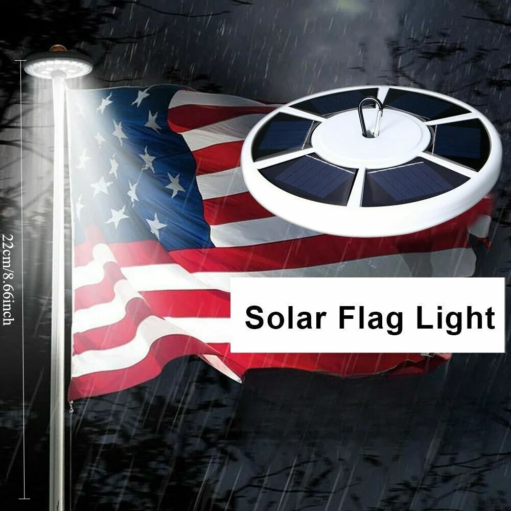 

Outdoor Solar Lights: Ideal for Flagpoles, Camping Tents, Gardens, Umbrella Tops - Waterproof & Durable