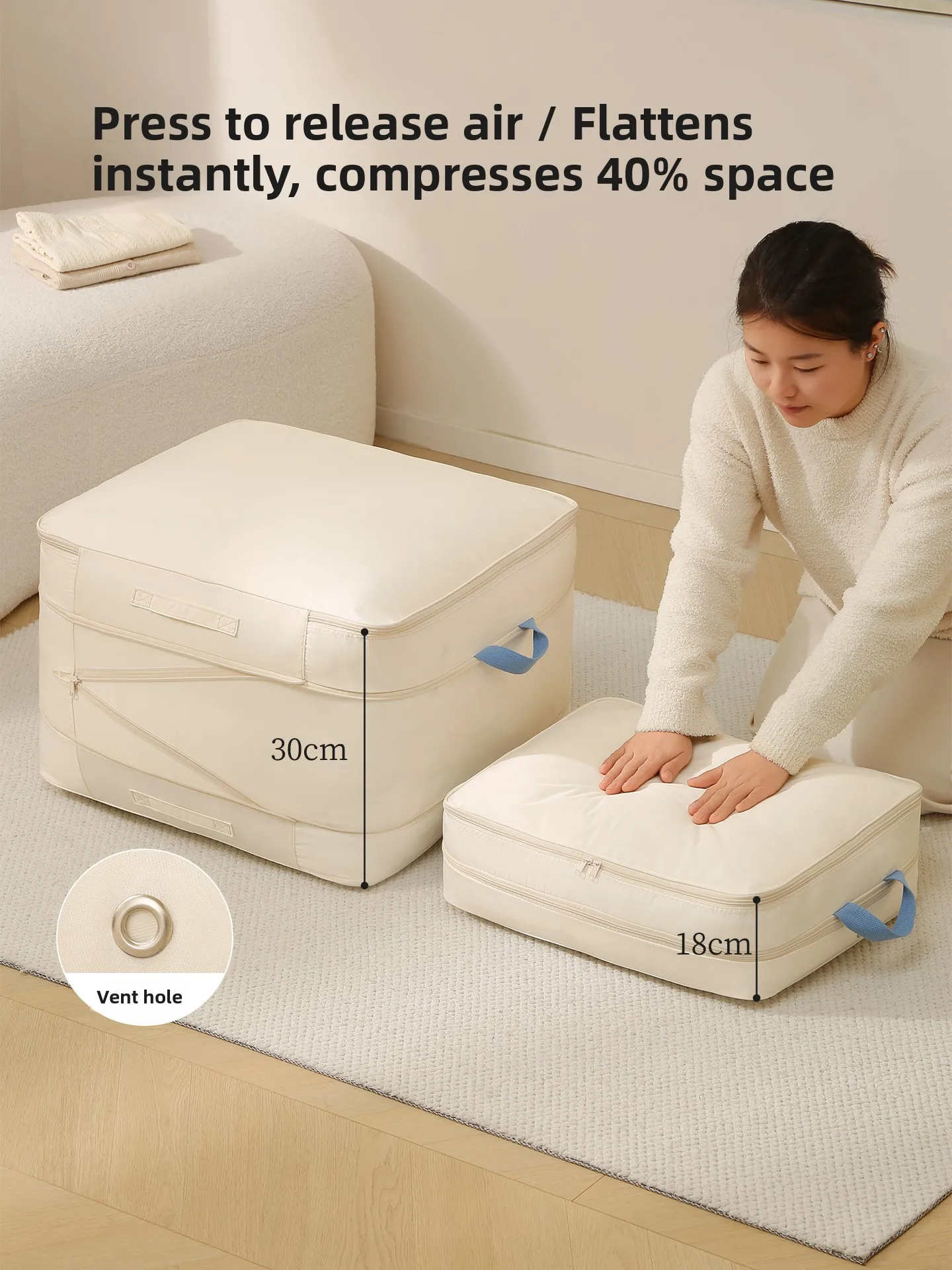 

Водонепроницаемая, влагостойкая, компрессионная сумка-органайзер для хранения пуховиков и одеял из хлопка, большая вместимость, для поздних ночей