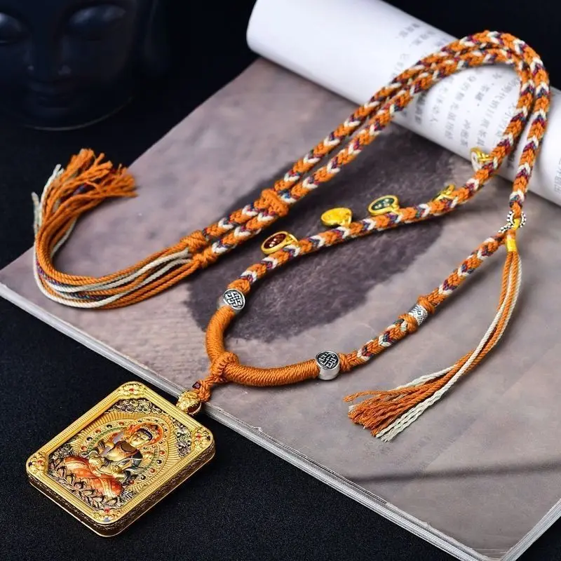 خمسة لورد ثانغكا على الوجهين مع حبل لسنة الثعبان، اثني عشر زودياك، إله حارس مذهب، تميمة الوحش الذهبي،