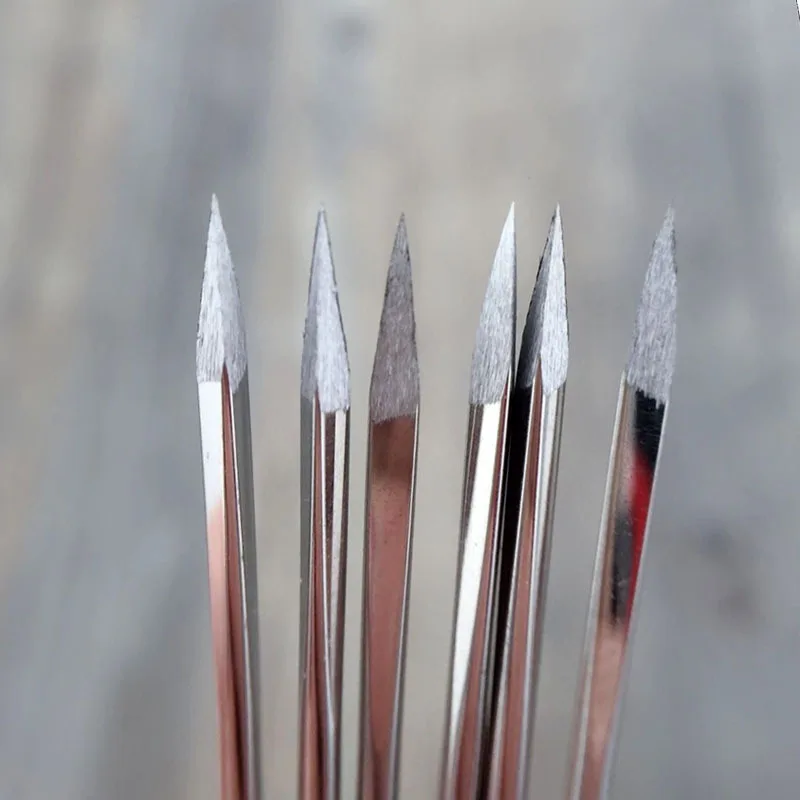 10PCS DIY Leather Triangular Needles Leather Fur Special Stainless Steel Shaped Pin Stitch Needlework Sewing Supplies