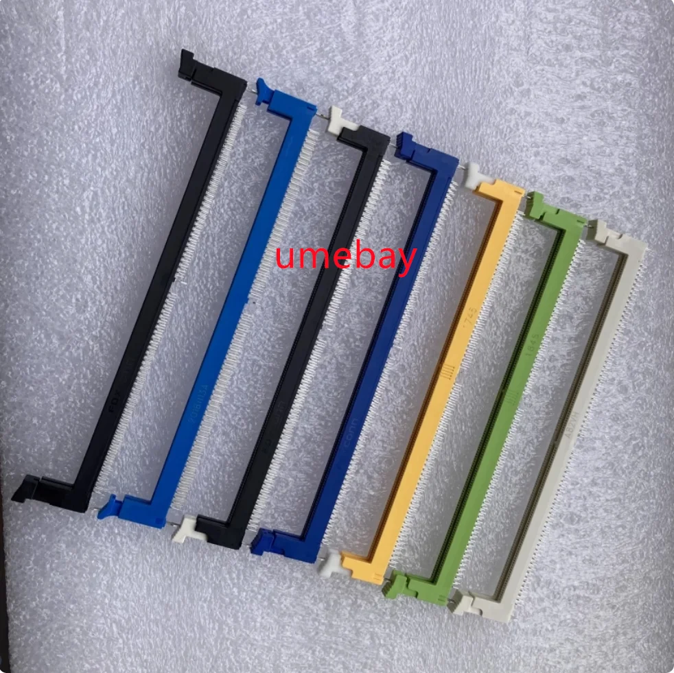 10 pieces, integrated circuit. desktop motherboard DDR4 memory slot holder Foxconn LOTES plug-in connector 288P 1.2V DIP