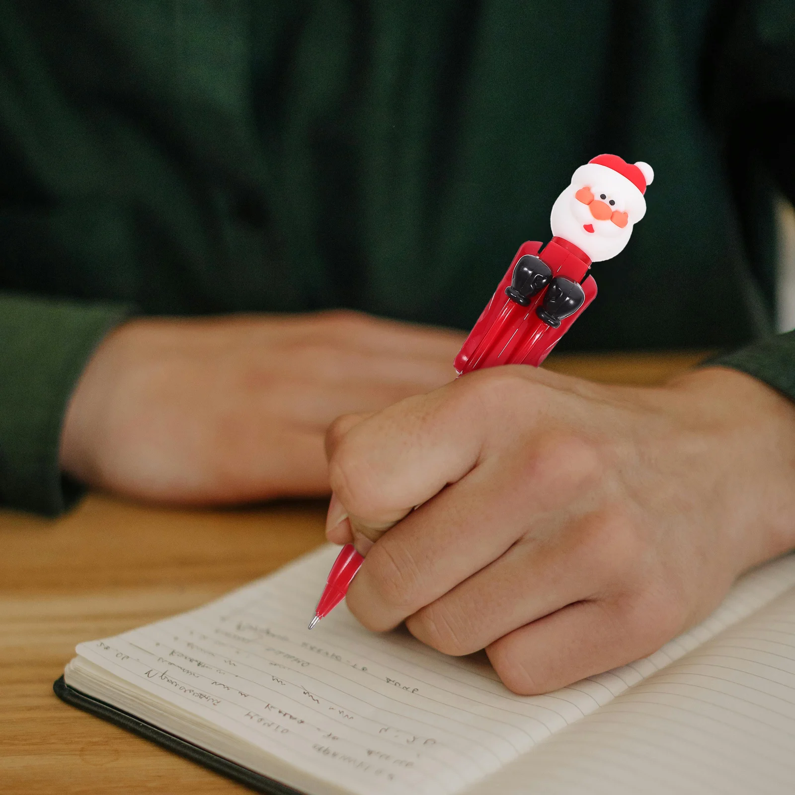 

Creative Ballpoint Pen Christmas Decoration Writing Tool For Office School Students Retractable Pens Bulk Santa Claus Pens