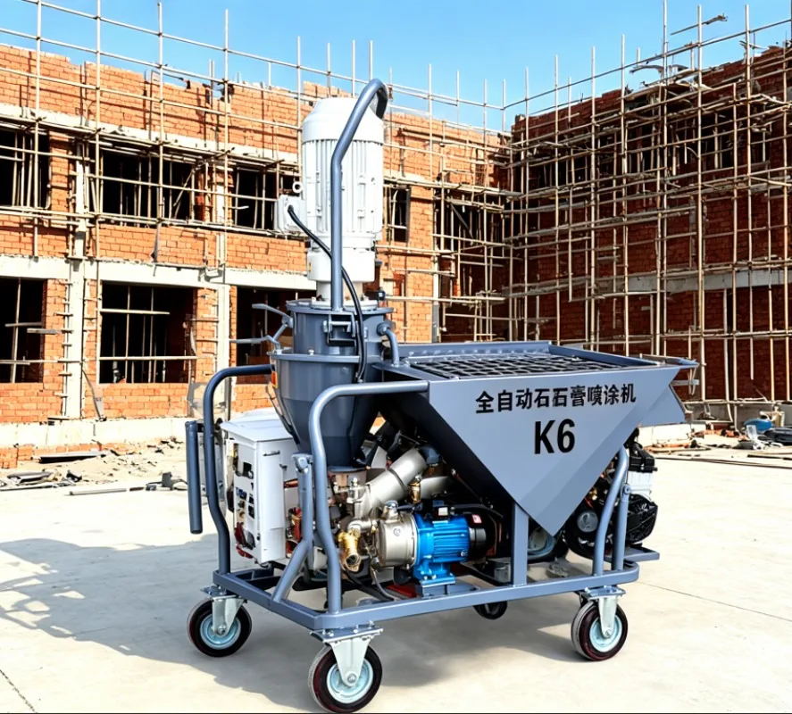 

Save Material Automatic Wall Plaster Spraying Machine 150m2/h 2cm Thick High Efficiency Labor Saving