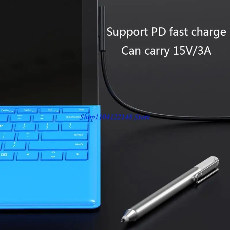 P9FA USB C Power Supply Adapter Charging Cable Cord for Surface 7/6/54/3