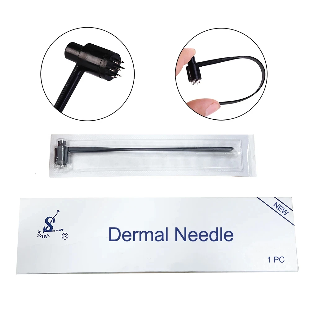 Single Head Dermal Needle 7 Star Plum Needle Blossom Needle for Acupuncture Shaped Blood Hammer Lancet Sterile Therapy