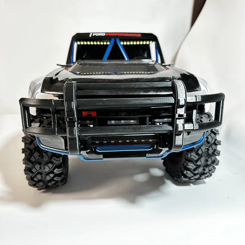 1/8 MX H8P Sport Fish Mouth Front Bumper Non-destructive Installation Modification Parts Exterior Cosmetic Mood Decor Accessori